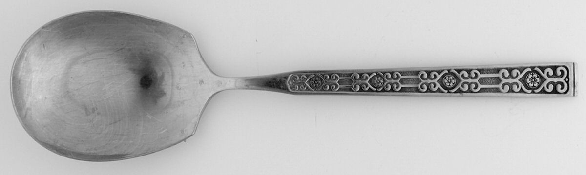 TWS405 (Stainless) Solid Smooth Casserole Spoon by Towle Silver-1