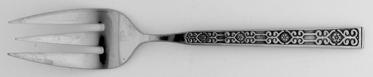 TWS405 (Stainless) Medium Solid Cold Meat Serving Fork by Towle Silver-1