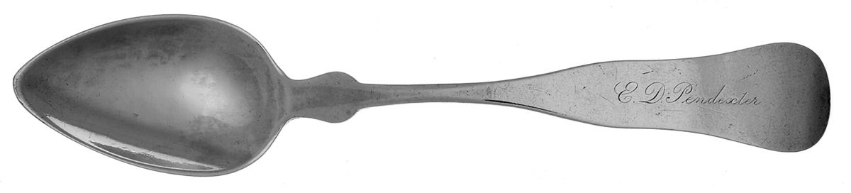 Coin Silver Flatware Teaspoon by Timothy Gerrish-1