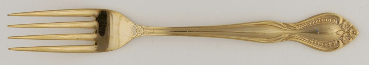 Gold Murano (Gold Electroplate) Fork by Towle Silver-1