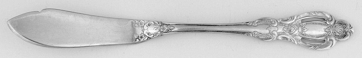 Champlain (Silverplate) Flat Handle Master Butter Knife by Towle Silver-1