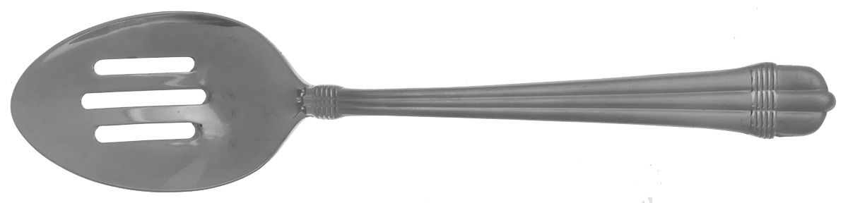 Frosted Amante (Stainless) Pierced Tablespoon (Serving Spoon) by Towle Silver-1