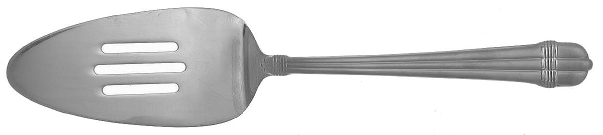 Frosted Amante (Stainless) Pierced All Stainless Pie Server by Towle Silver-1