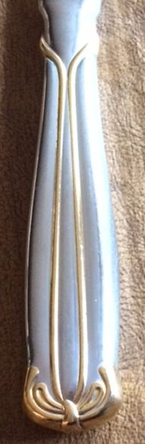 Lariat (Stainless, Gold Accent) Modern Hollow Knife by Towle Silver-1
