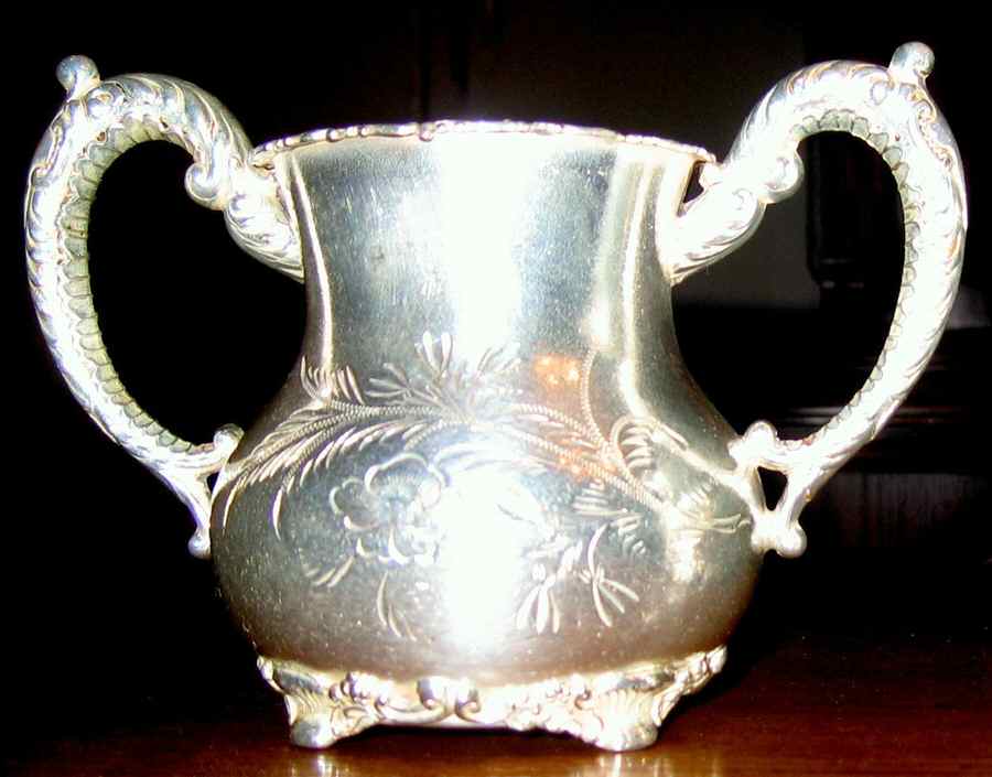 554 (Silverplate, Hollowware) Sugar Bowl No Lid by Toronto Silver Plate Company-1