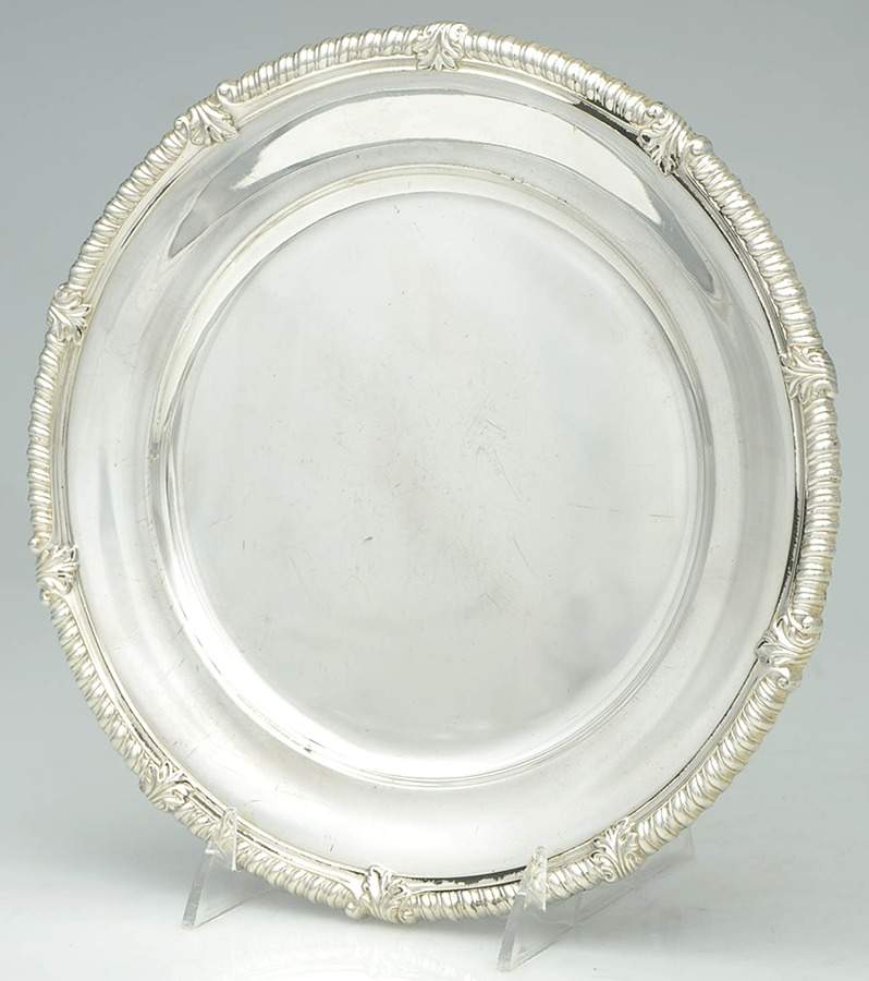 17816 (Sterling, Hollowware) 9" Dinner Plate by Tiffany & CO SILVER-1