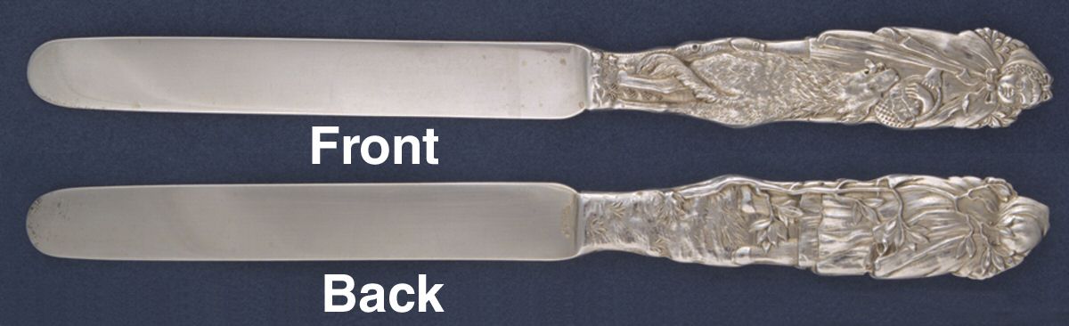 Nursery Rhymes (Sterling) Youth Knife, Solid Piece by Tiffany & CO SILVER-1