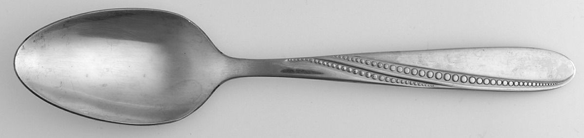 Swirl Bead (Stainless) Place/Oval Soup Spoon by Towle Silver-1