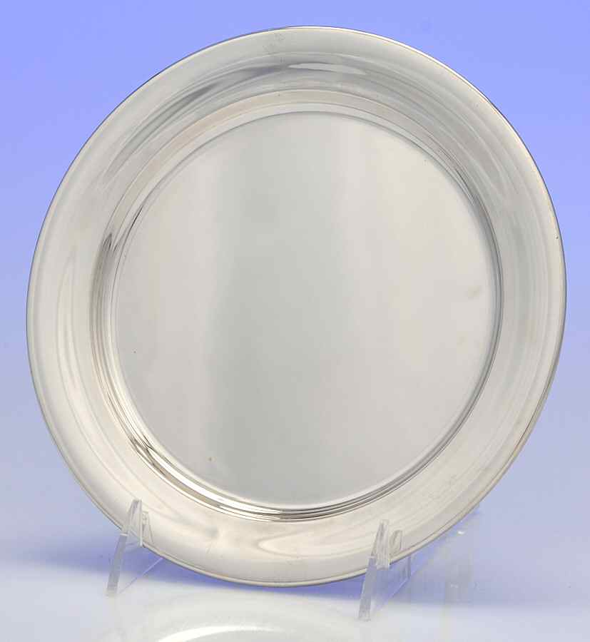 210 (Sterling, Hollowware) Sterling Salad Plate by Tuttle-1