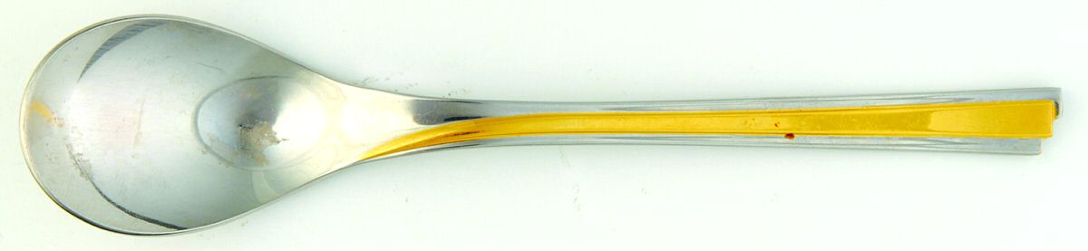 TWS409 (Gold Accent) Teaspoon by Towle Silver-1