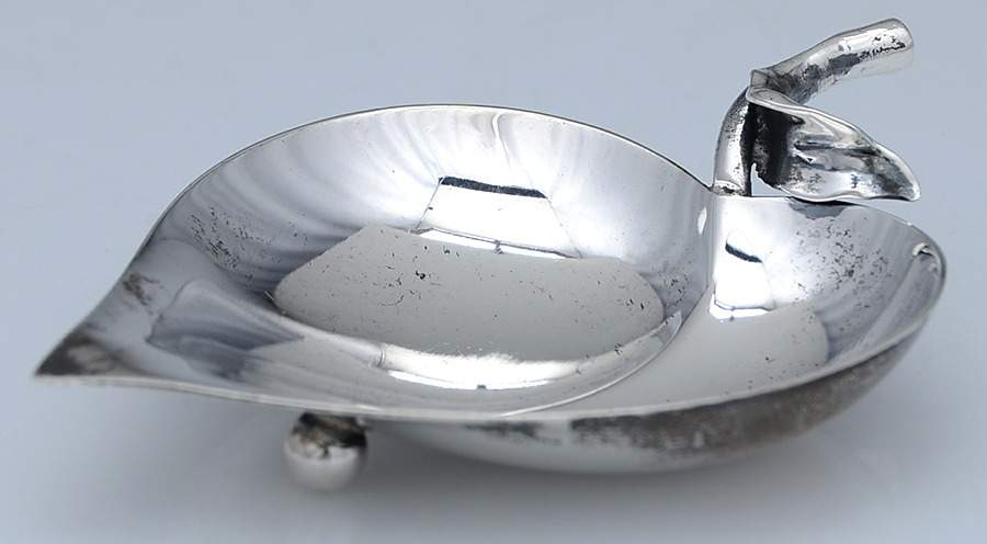 25053 (Sterling, Hollowware) Leaf Shape Bon Bon Bowl by Tiffany & CO SILVER-1