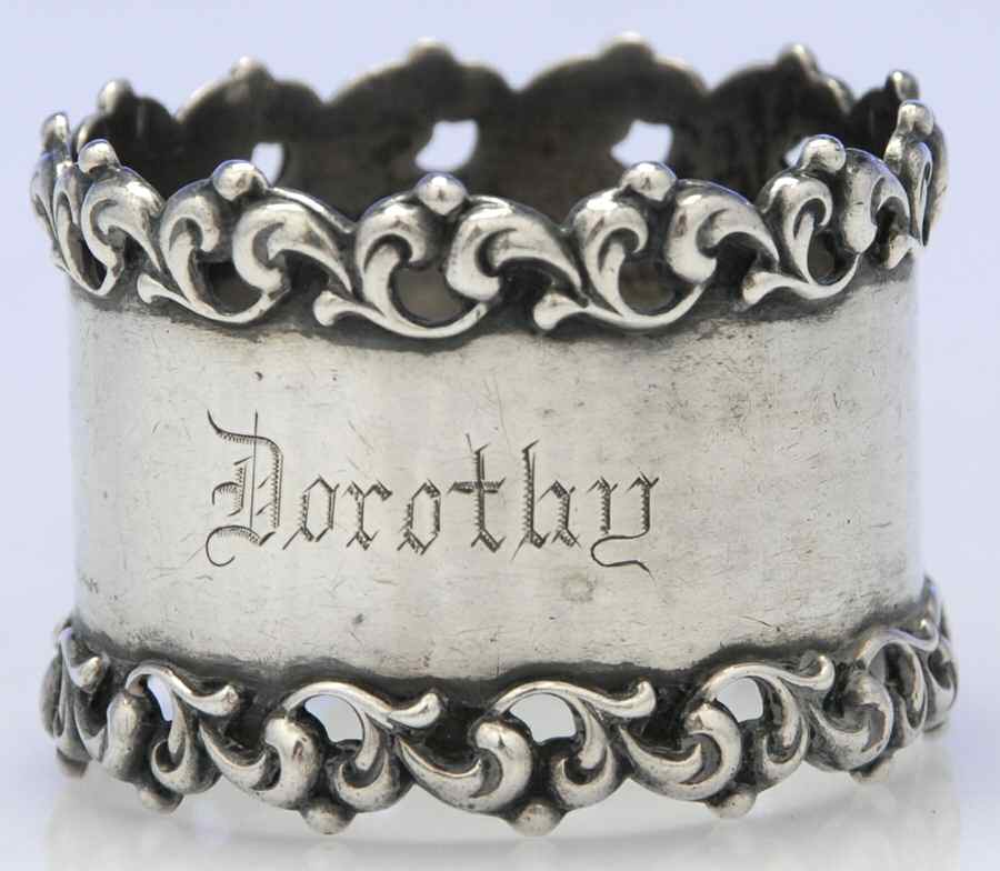 109 (Sterling, Hollowware) Napkin Ring by Towle Silver-1