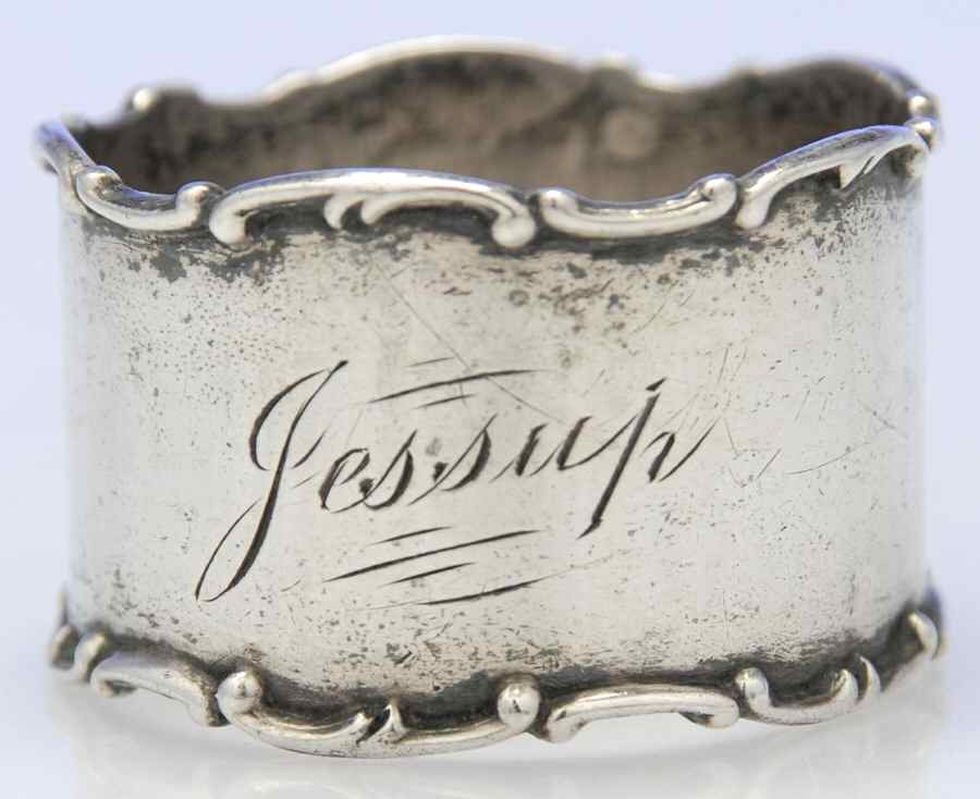 8669 (Sterling, Hollowware) Napkin Ring by Towle Silver-1