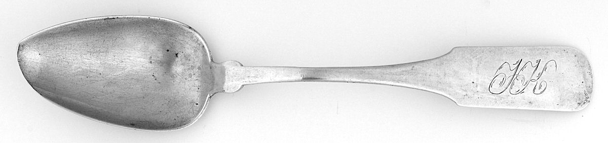 TWY1 (Coin) Tablespoon (Serving Spoon) by Twedy & Barrows-1