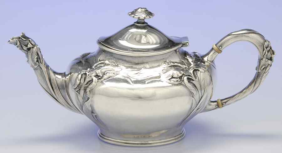 7613 (Sterling, Hollowware) Teapot by Towle Silver-1