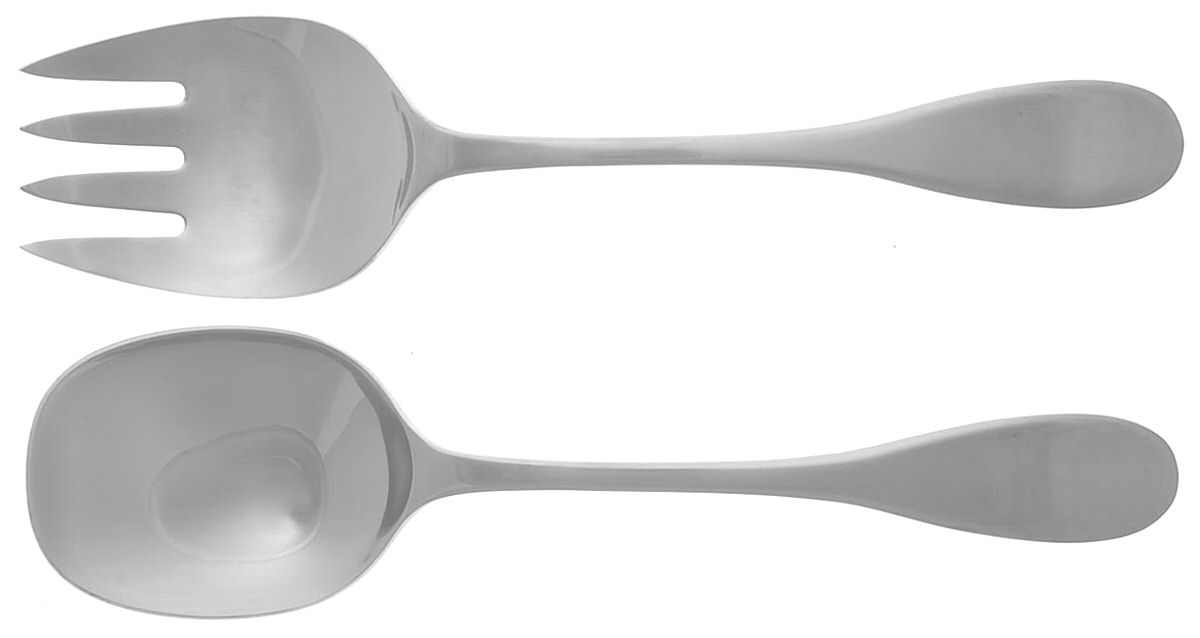 TWS420 (Stainless) (2 Pc) Solid Salad Set by Towle Silver-1