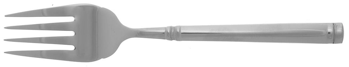 Stephanie (Stainless) Medium Solid Cold Meat Serving Fork by Towle Silver-1