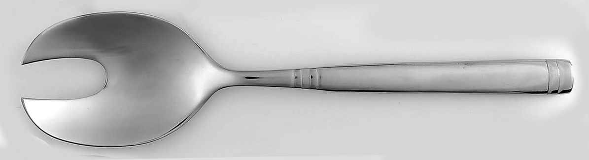 Stephanie (Stainless) Solid Salad Serving Fork by Towle Silver-1