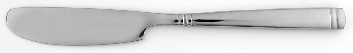 Stephanie (Stainless) Flat Handle Butter Spreader by Towle Silver-1