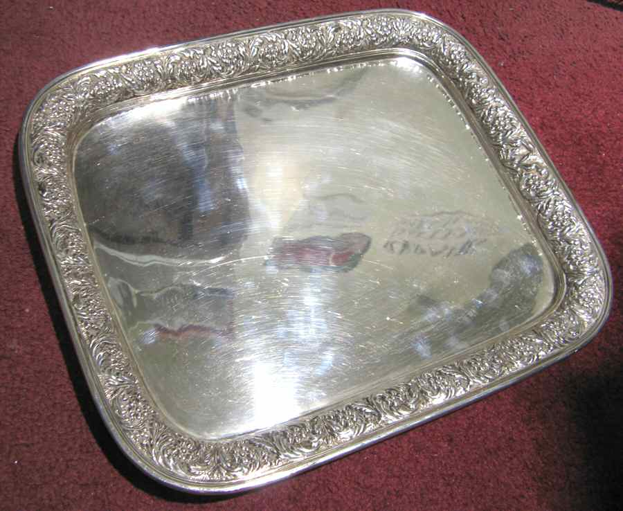 5362 (Sterling, Hollowware) 12" Rectangular Tray by Tiffany & CO SILVER-1