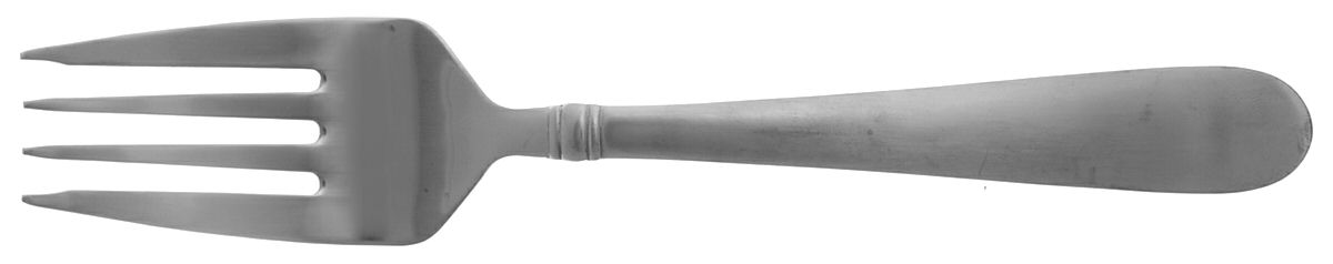 Ariel-Satin (Stainless) Medium Solid Cold Meat Serving Fork by Towle Silver-1