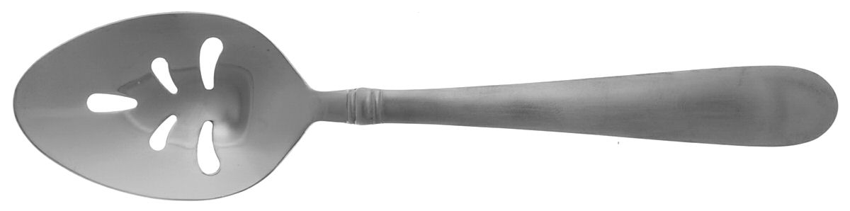 Ariel-Satin (Stainless) Pierced Tablespoon (Serving Spoon) by Towle Silver-1