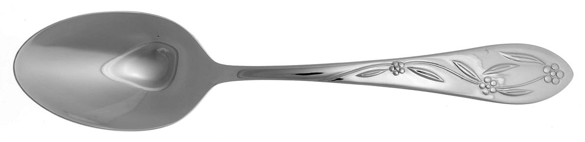 Old World Floral-Round Tip (Stainless) Tablespoon (Serving Spoon) by Temp-Tations-1