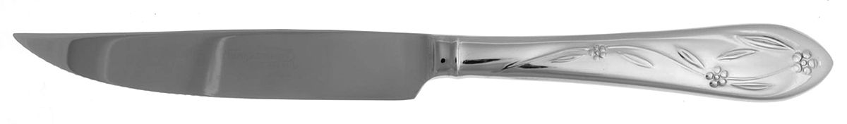 Old World Floral-Round Tip (Stainless) Individual Solid Handle Steak Knife by Temp-Tations-1