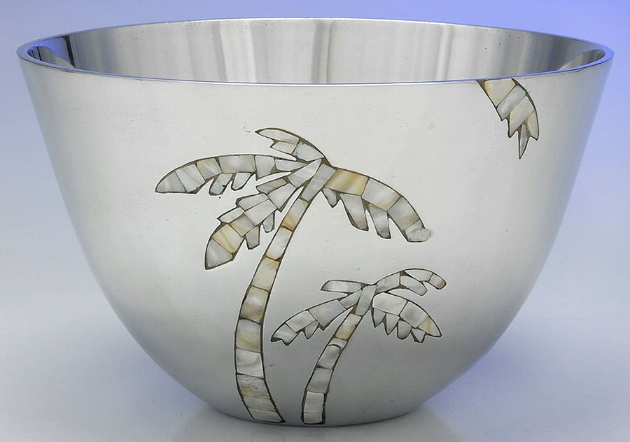 Antigua (Aluminum, Hollowware) 10" Round Bowl by Towle Silver-1