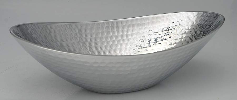 Hammersmith (Metal Alloy, Hollowware) 12" Oval Bowl by Towle Silver-1