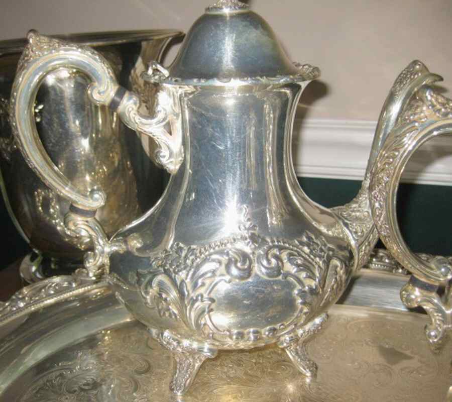 3002 (Silverplate, Hollowware) Silverplate Coffee Pot by Towle Silver-1