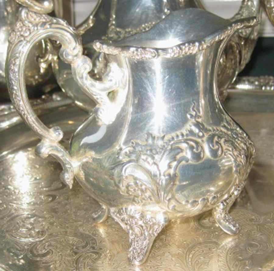 3002 (Silverplate, Hollowware) Creamer by Towle Silver-1