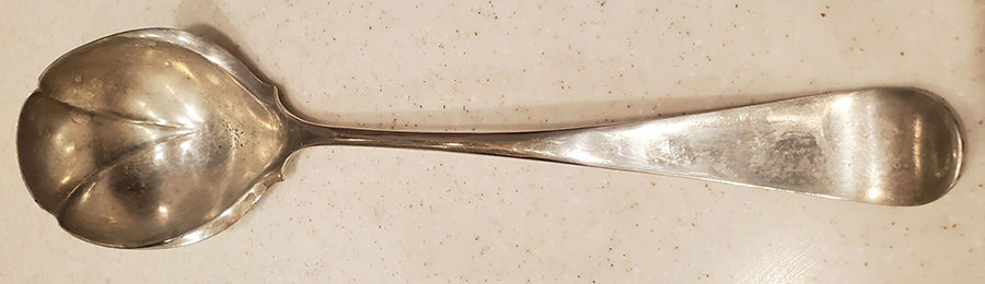 Basic (Stainless) Solid Salad Serving Spoon by Towle Silver-1