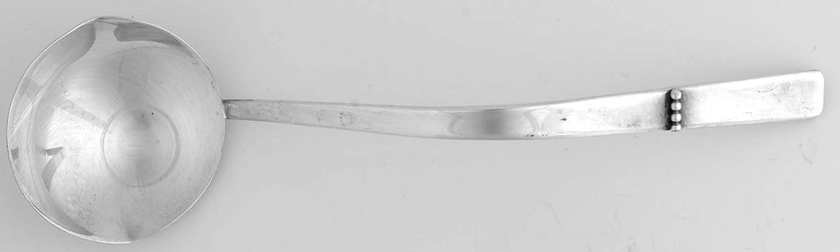 Ingrid (Silverplate) Cream Dipper with Two Spout by Three Crowns Silversmiths-1