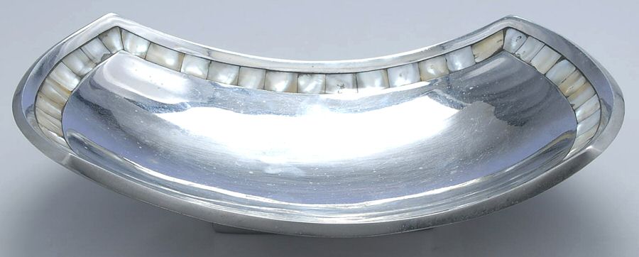 Mother of Pearl (Aluminum, Hollowware) 11" Rectangular Tray by Towle Silver-1