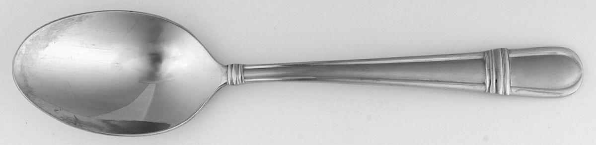 Ariel-Frosted (Stainless) Place/Oval Soup Spoon by Towle Silver-1