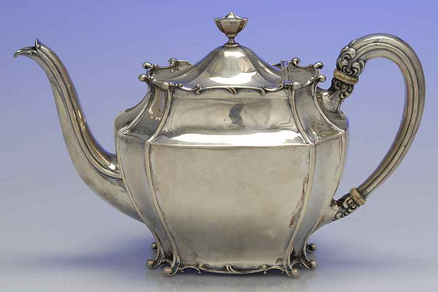 7604 (Sterling, Hollowware) Coffee Pot by Towle Silver-1