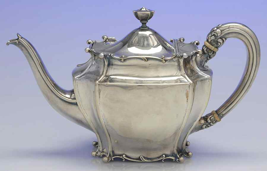 7604 (Sterling, Hollowware) Teapot by Towle Silver-1