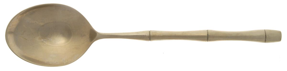 TBM1 (Bronzeware) Solid Salad Serving Spoon by Thai Bronzewares Mfr-1