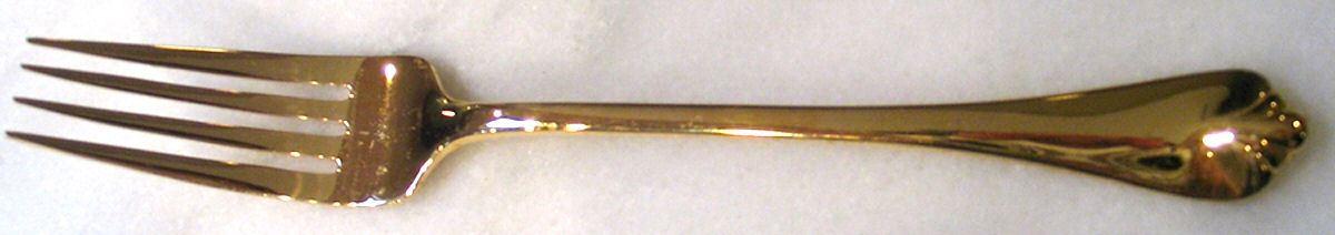 TWS433(Gold, Electroplate) Fork by Towle Silver-1