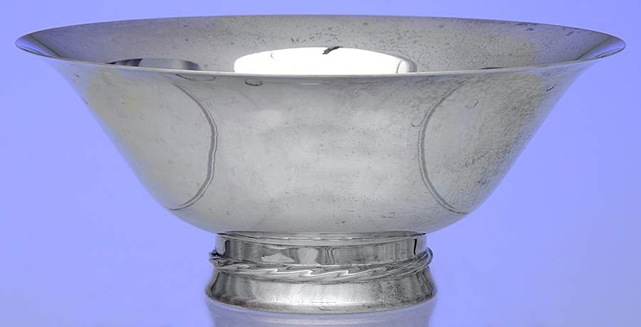 Silver Flutes (Silverplate, Hollowware) 7" Round Bowl by Towle Silver-1