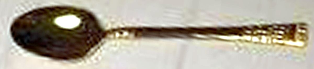 Gold Collage (Gold Electroplate) Teaspoon by Towle Silver-1