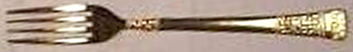 Gold Collage (Gold Electroplate) Fork by Towle Silver-1