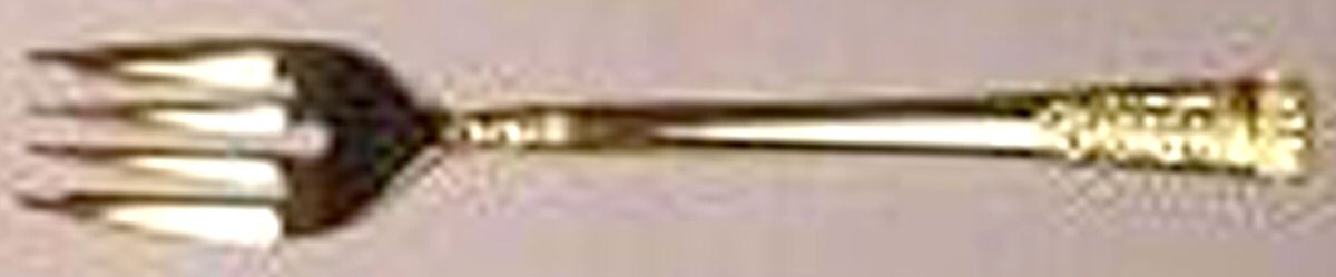 Gold Collage (Gold Electroplate) Individual Salad Fork by Towle Silver-1