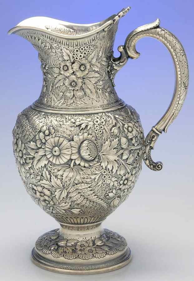 Repousse (Sterling, Hollowware) 72 Oz Pitcher by Tiffany & CO SILVER-1