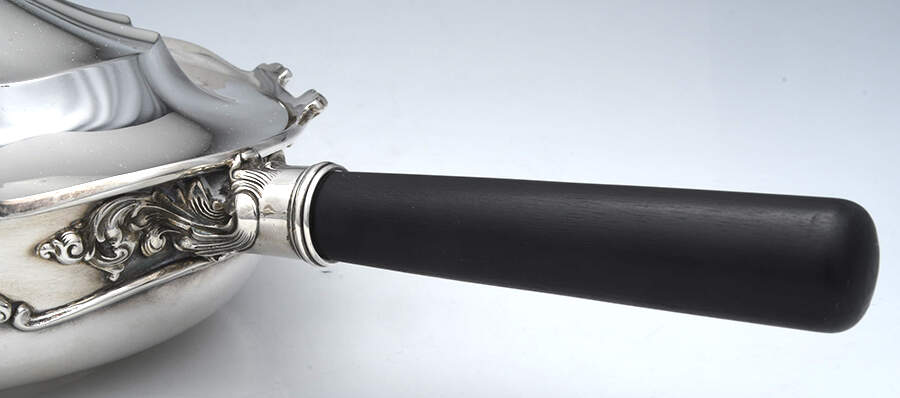 15282 (Sterling, Hollowware, Circa 1905) Chafing Dish W/Lid, Burn, Stand & 12" Underplate by Tiffany & CO SILVER-3