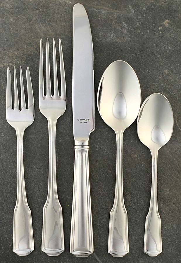 Hampstead (Stainless) 5 Piece Place Setting by Towle Silver-1