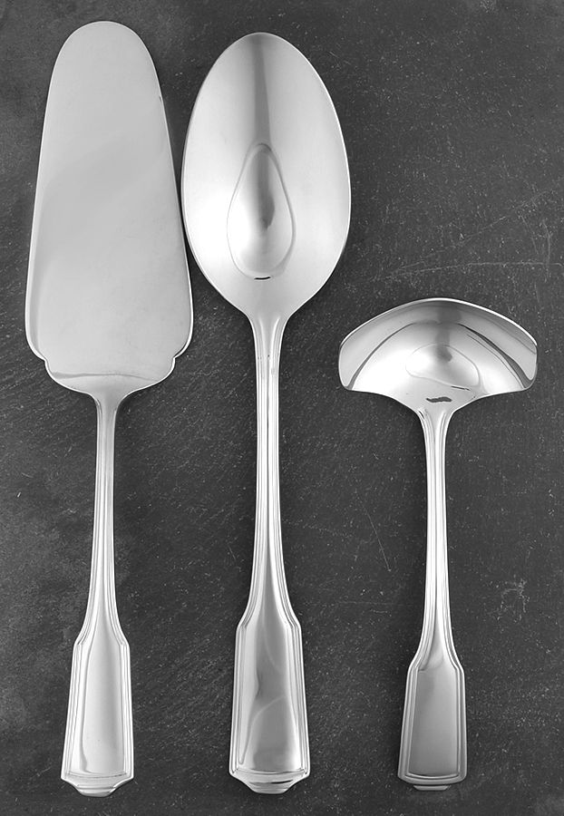 Hampstead (Stainless) 3 Piece Completer Set by Towle Silver-1