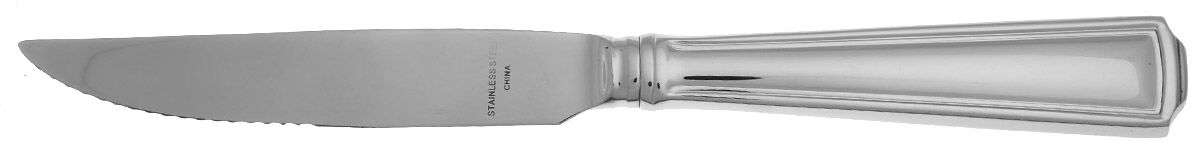Hampstead (Stainless) Steak Knife Individual Hollow, Serrate HC by Towle Silver-1