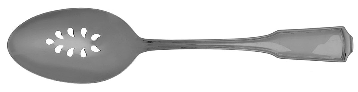 Hampstead (Stainless) Pierced Tablespoon (Serving Spoon) HC by Towle Silver-1